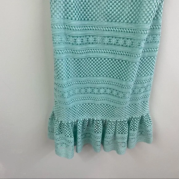 J. Crew Geometric Lace Midi Dress - Picture 6 of 16